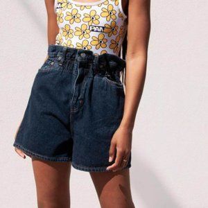 LEVI'S® X GANNI Cinched Shorts - Dark Wash